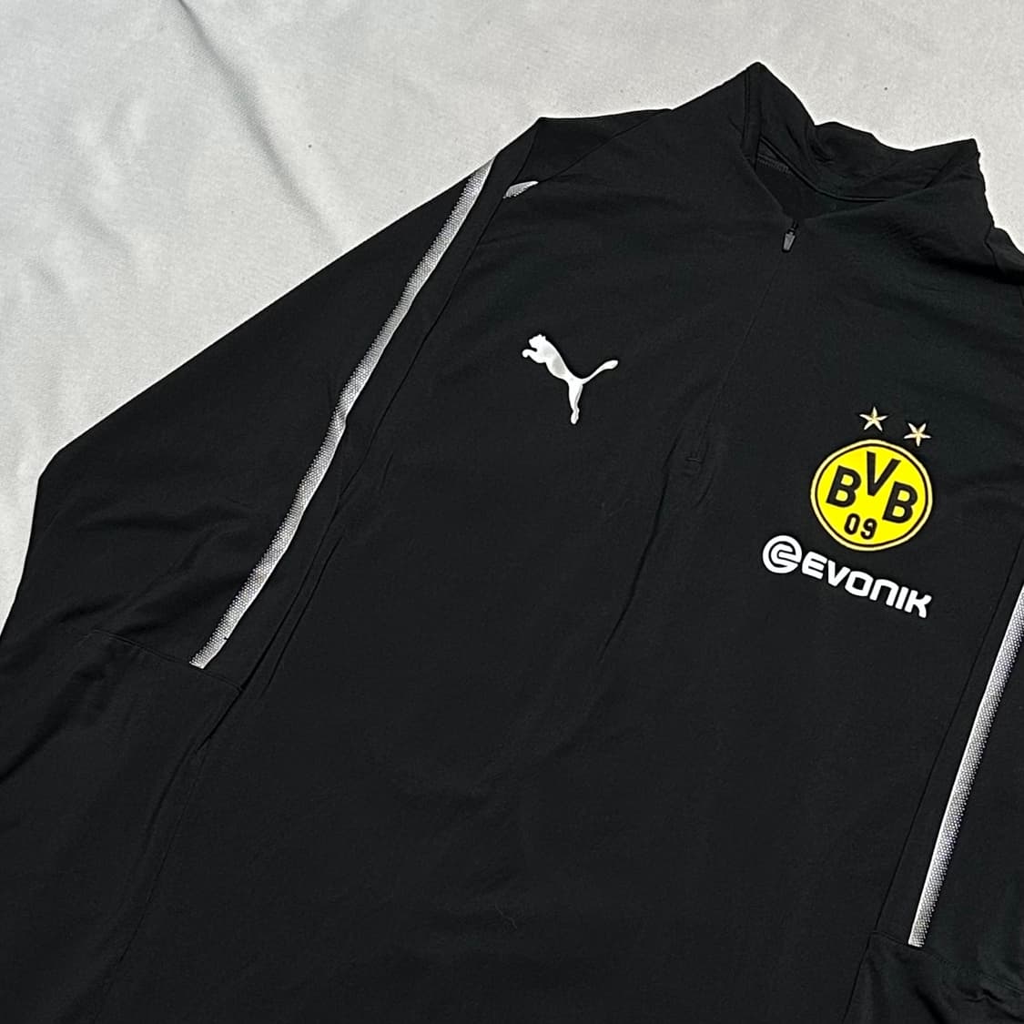 M 퓨마 도르트문트 핸드워머 블랙 트레이닝 탑 상품이미지1