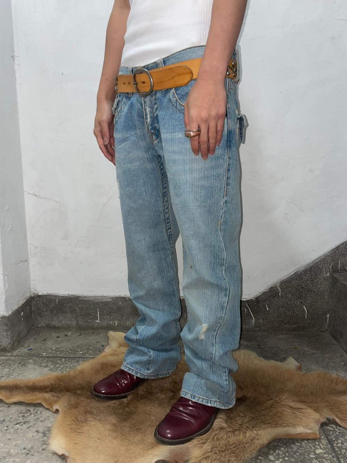 Blue denim pants 상품이미지2
