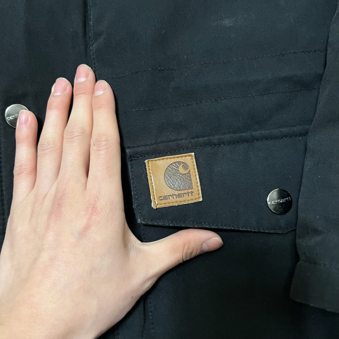 칼하트 WIP 와펜 트래퍼 패딩 파카 S/90  상품이미지4