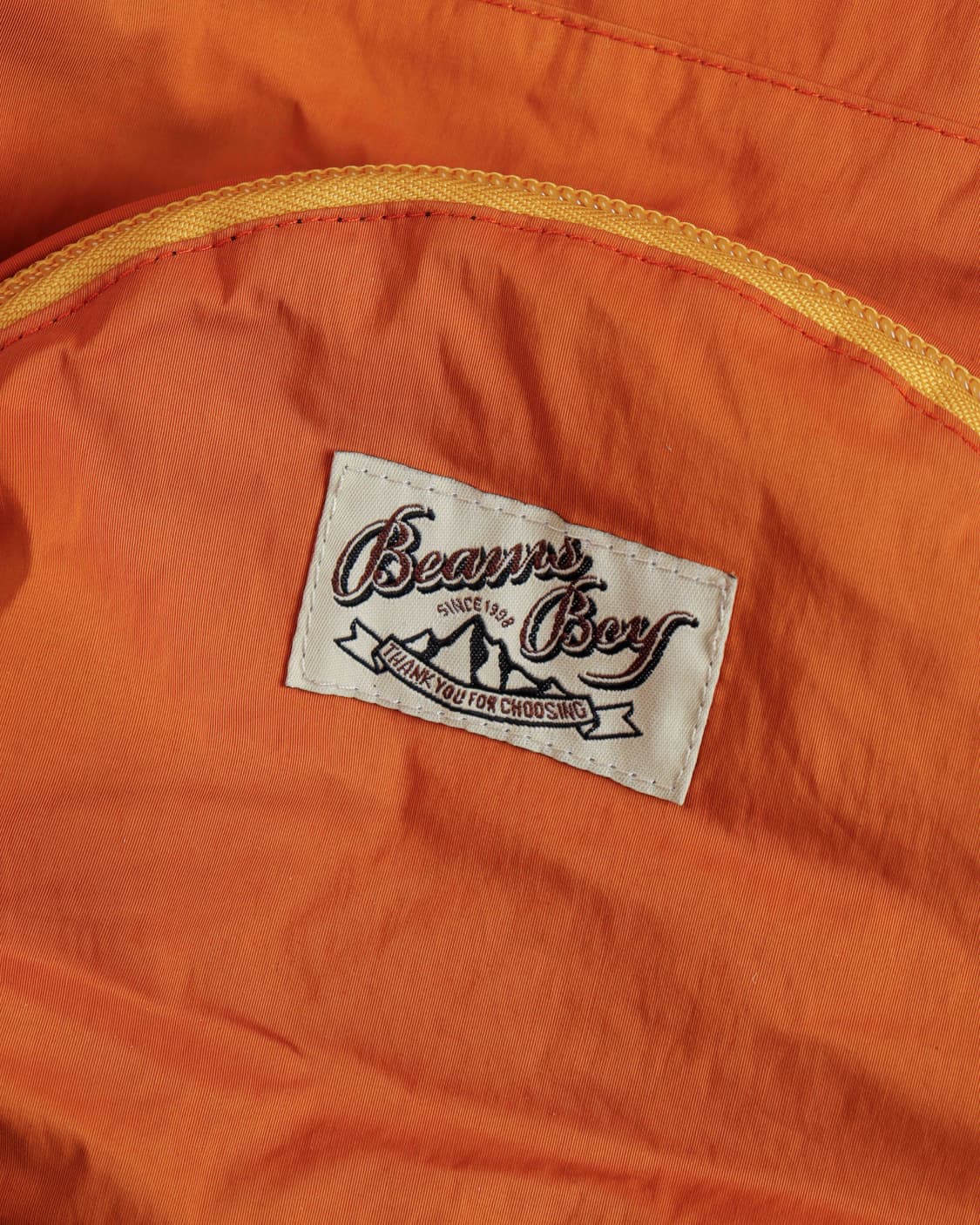 [BEAMS BOY] 컬러블록 나일론 백팩 (Orange) 상품이미지3