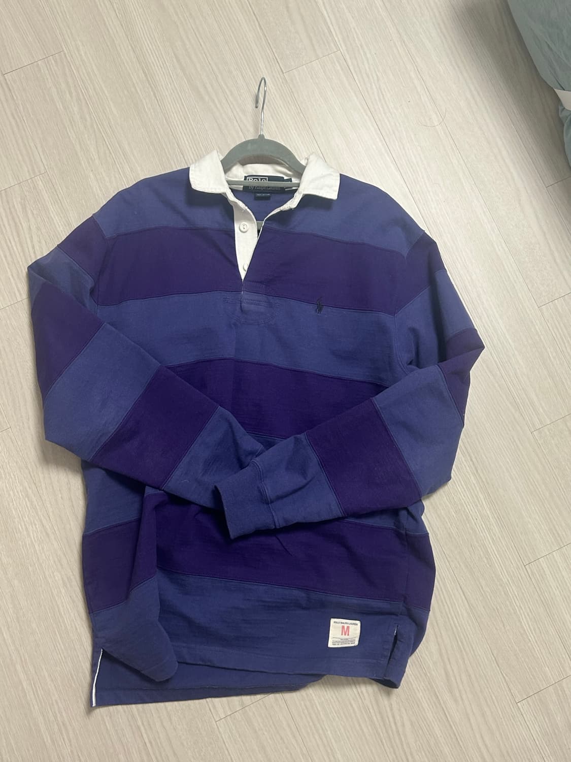 폴로 랄프로렌 스트라이프 럭비티 M(100-105) 상품이미지1