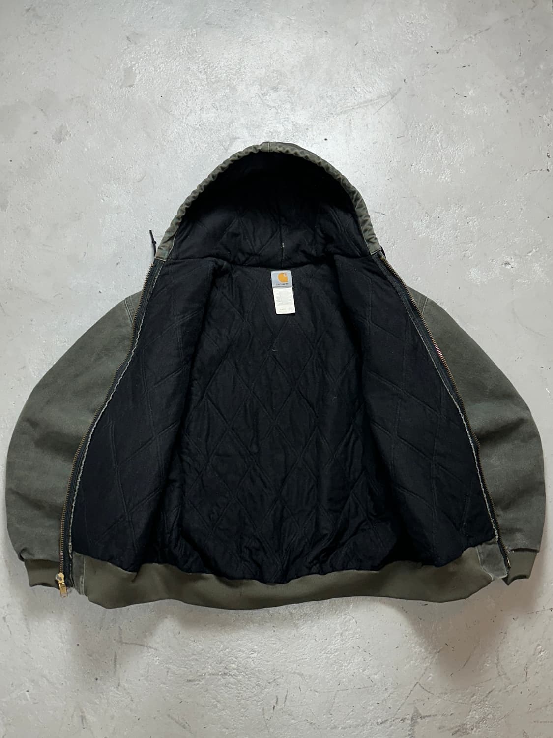 00's OG 칼하트 J68 액티브 자켓 칼하트 MOS 모스그린 상품이미지8