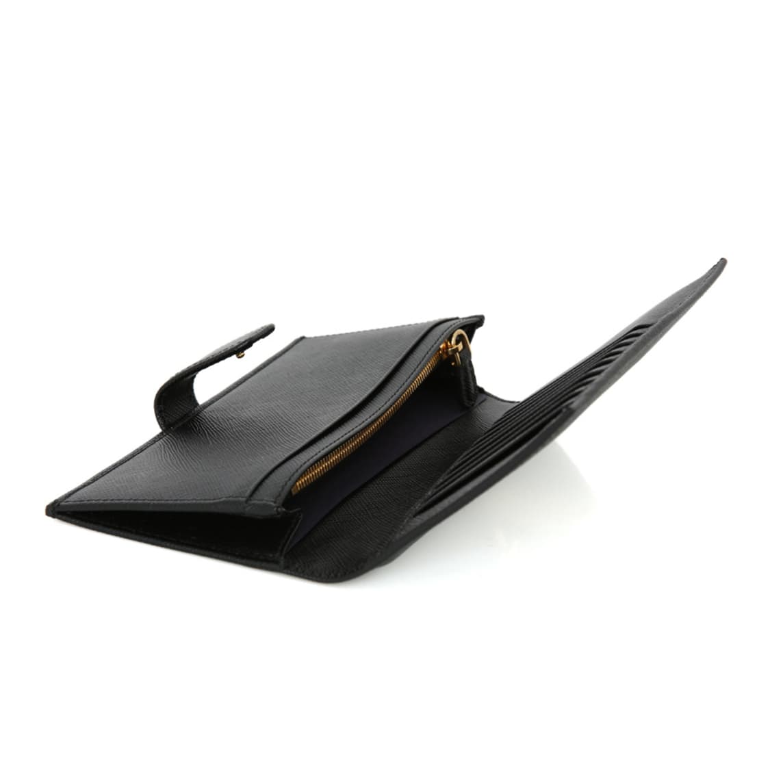 프라다 사피아노 장지갑 블랙 금장 지갑 1MV025 상품이미지9
