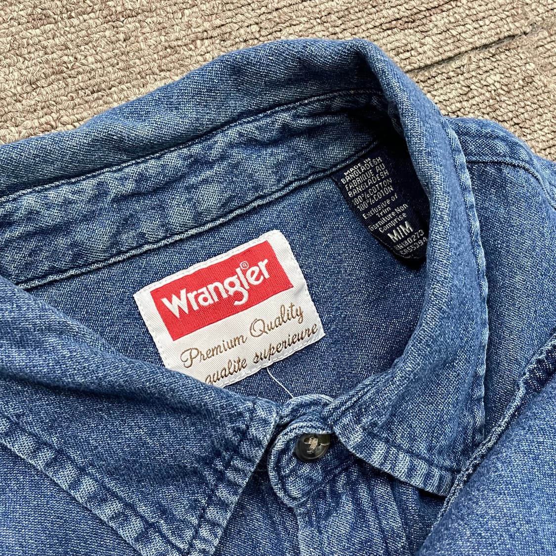 (M) Wrangler 랭글러 데님 셔츠 상품이미지6
