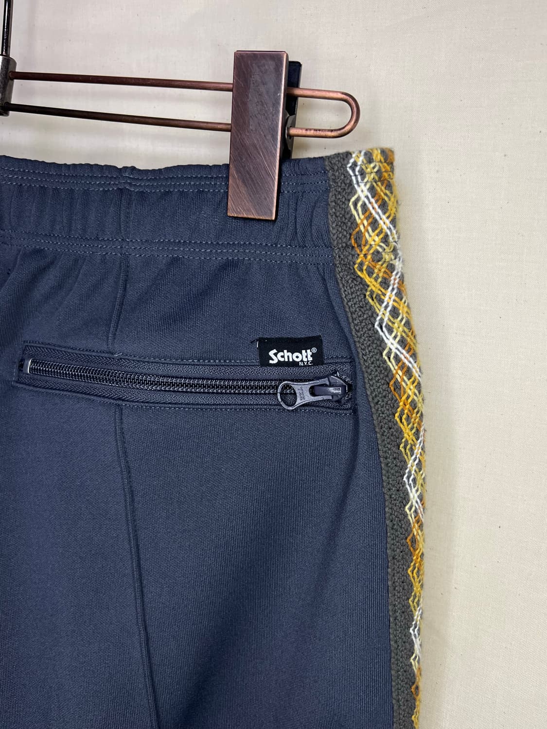 [M]SCHOTT NYC 쇼트 사이드 자수 트랙팬츠 상품이미지7