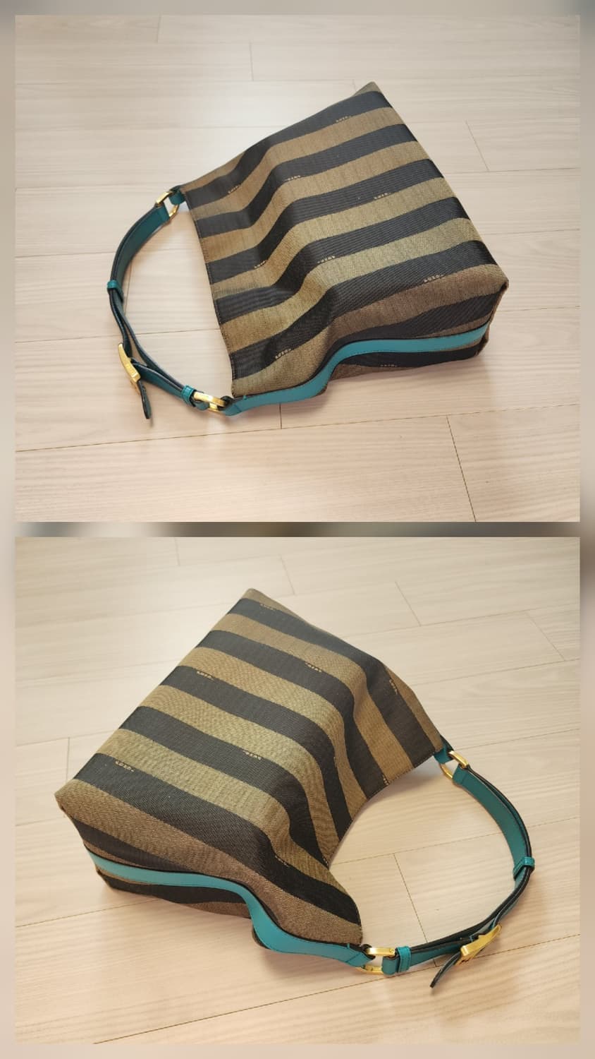 정품 펜디 시그니처 스트라이프 호보백 상품이미지4