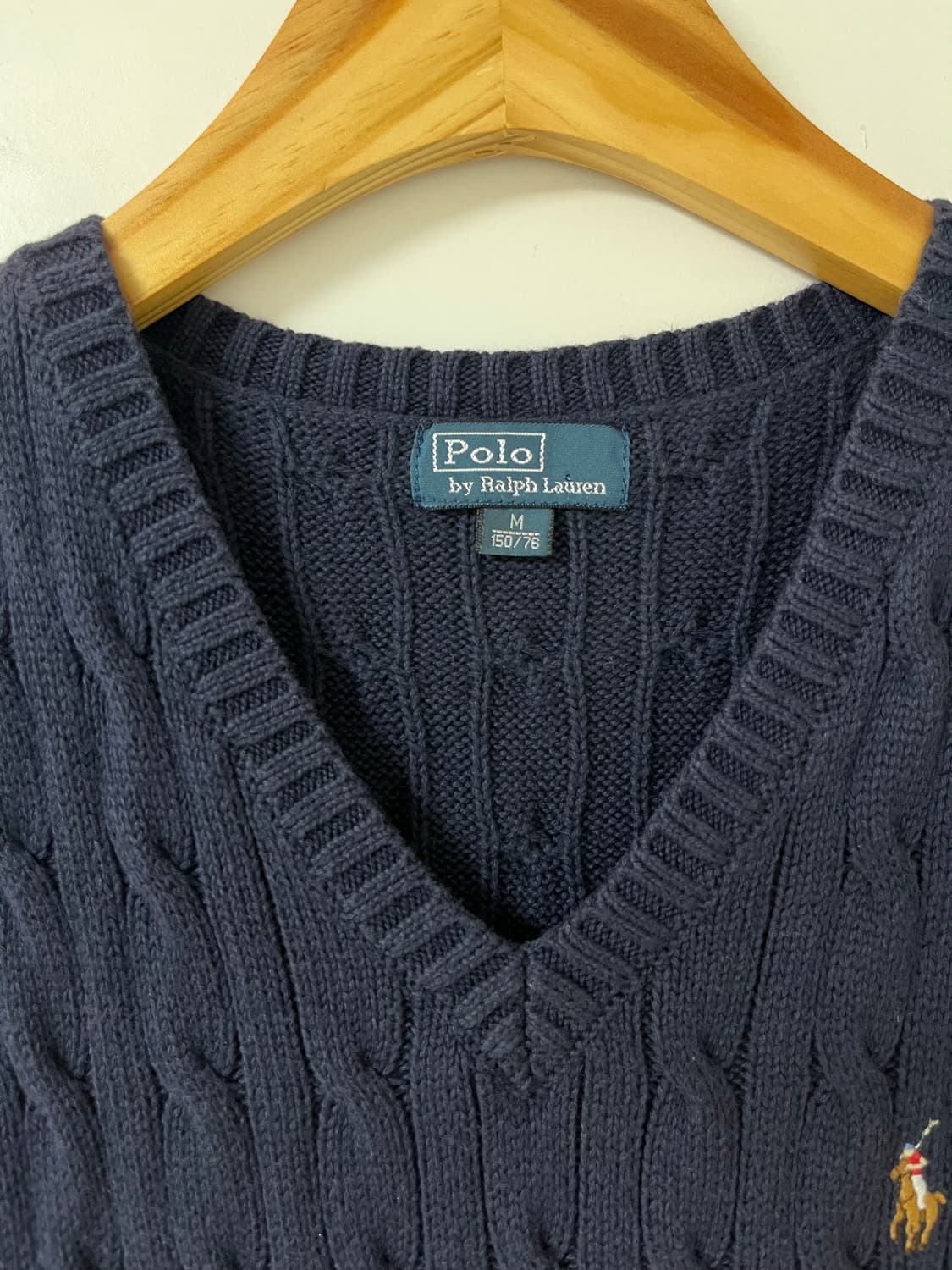 폴로 조끼 폴로 꽈베기 베스트 상품이미지5