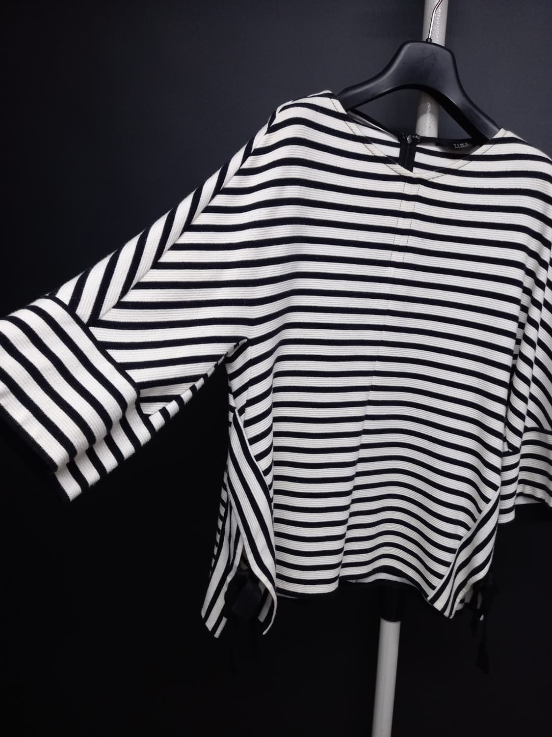 타임 춘추 7부 단가라 티 블라우스 44-77 상품이미지3