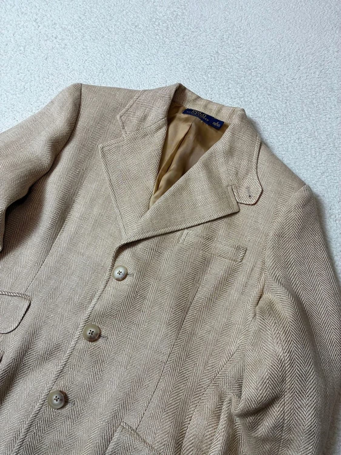 폴로 랄프로렌 우먼스 해링본 린넨 블레이저 자켓 PN7603 상품이미지2