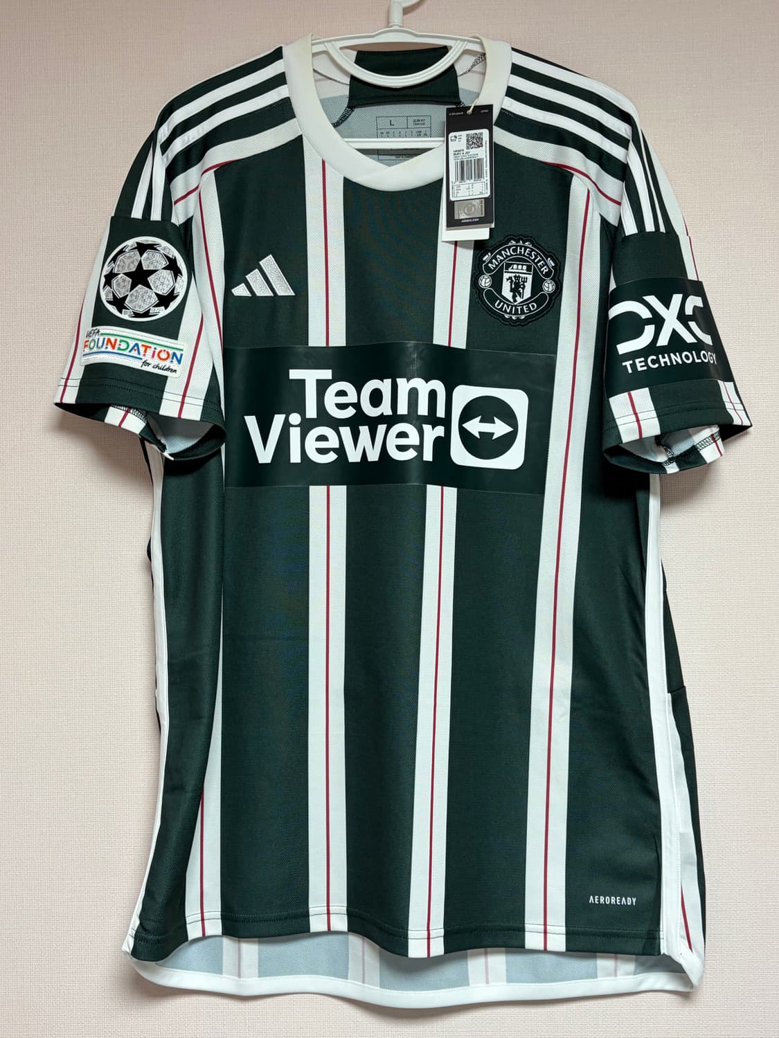 *네고 가능* 23-24 맨유 어웨이 유니폼 No.37 마이누 상품이미지1