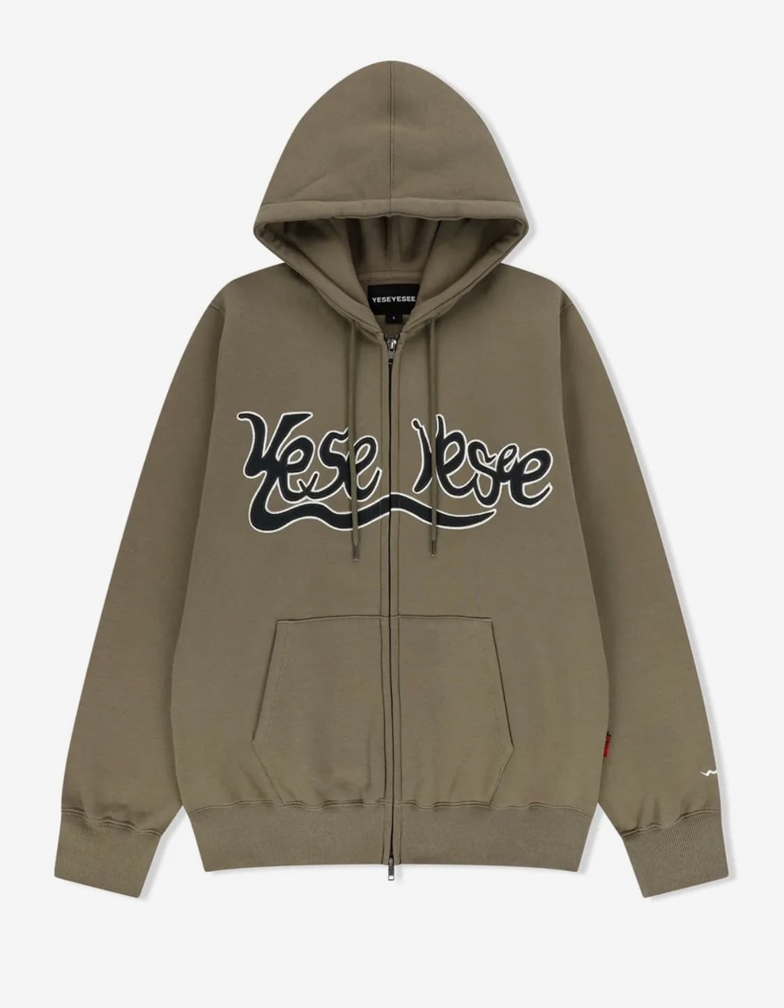 예스아이씨 Snail Logo Zip-up Hoodie (Khaki) 상품이미지1