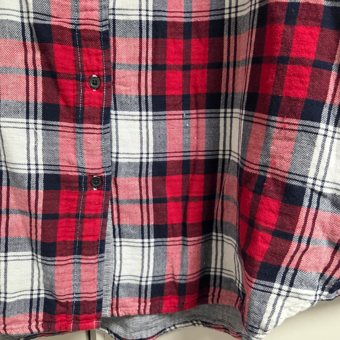 Joe Fresh 캐나다 플란넬 체크 셔츠 L-XL(100-105) 상품이미지4