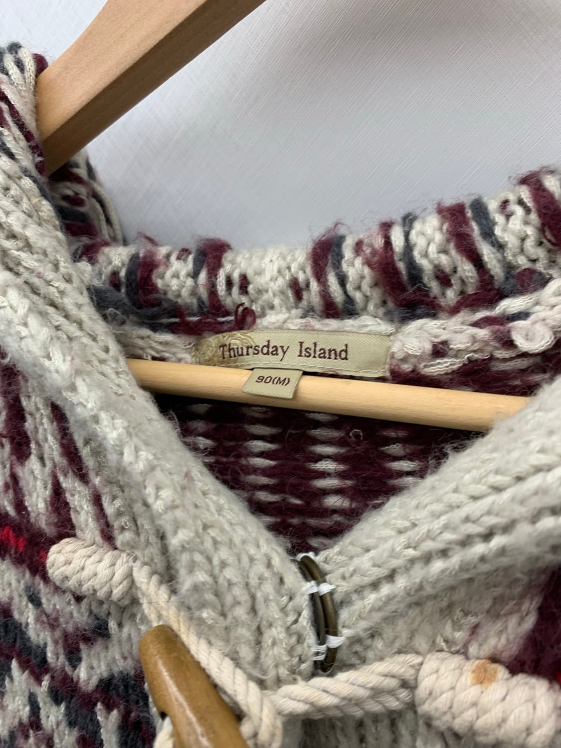 Thursday island 노르딕 떡볶이 후드 가디건 상품이미지8