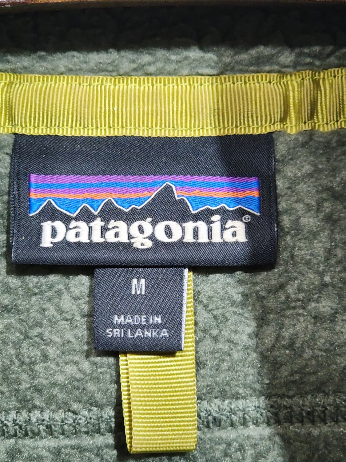 (L) 파타고니아 레트로 후리스 조끼 카키 플리스 베스트  상품이미지3