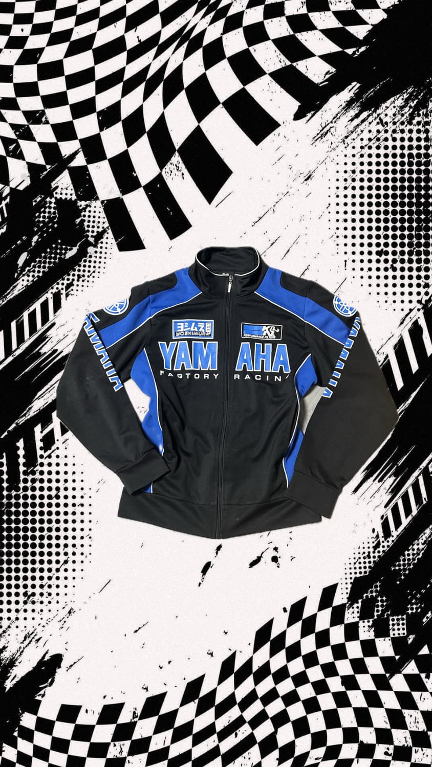 Yamaha blue&black highneck 트랙탑 상품이미지1