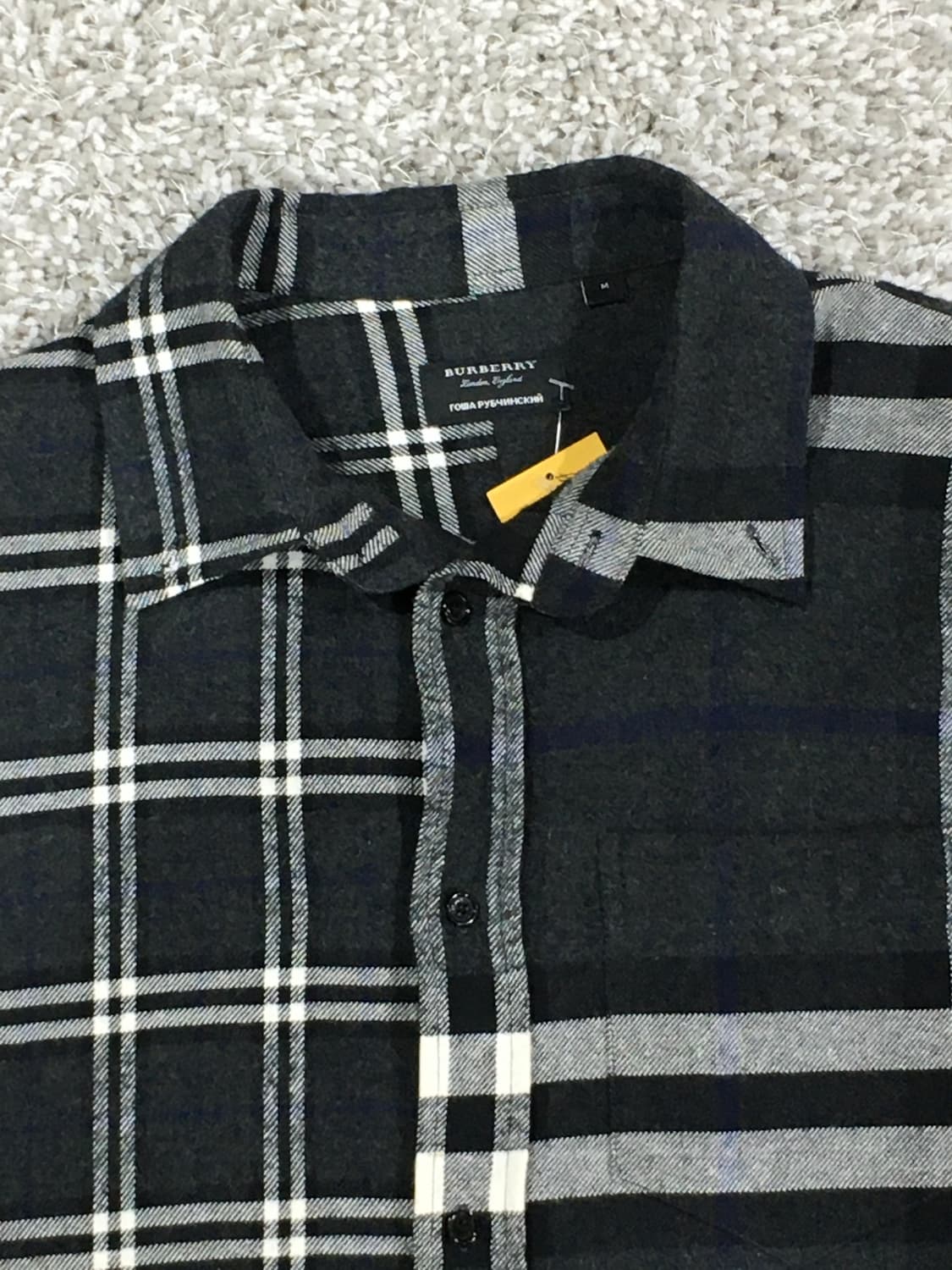 버버리 체크 셔츠 상품이미지4