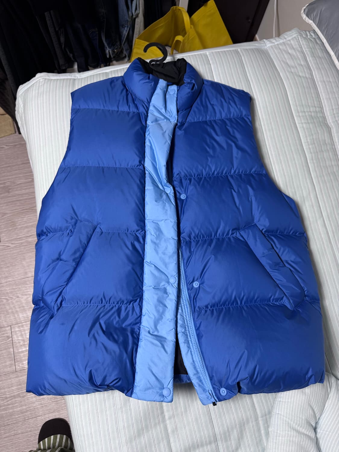 [L] 마르니X유니클로 패딩베스트 블루 상품이미지1