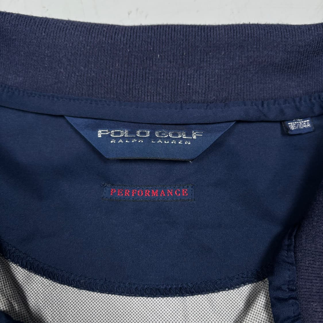 폴로 랄프로렌 네이비컬러 포니로고 하프집 웜업 상품이미지3
