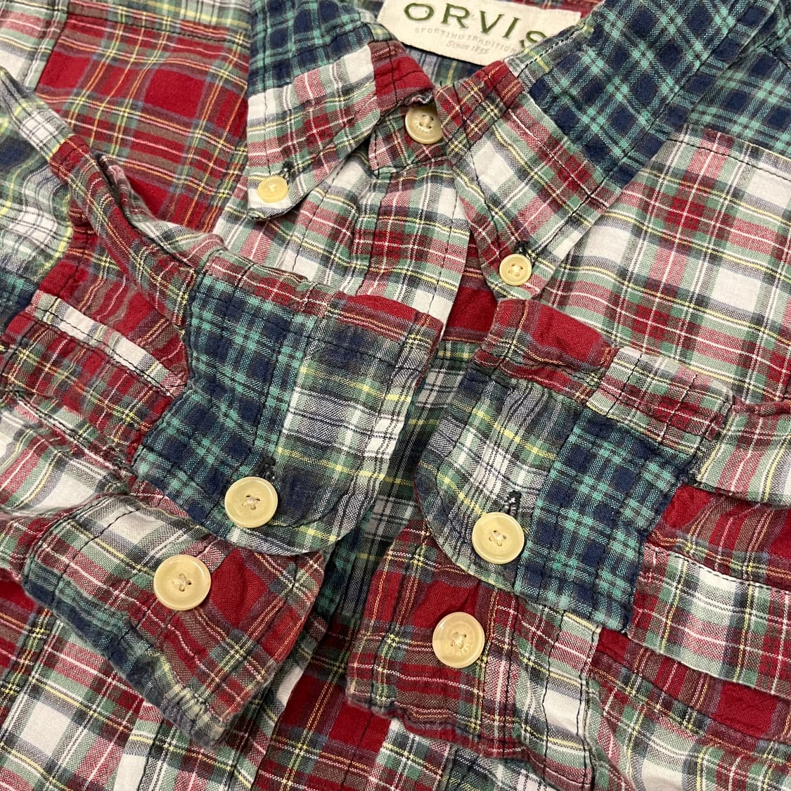 90s Orvis 패치워크 셔츠 (105) 상품이미지3