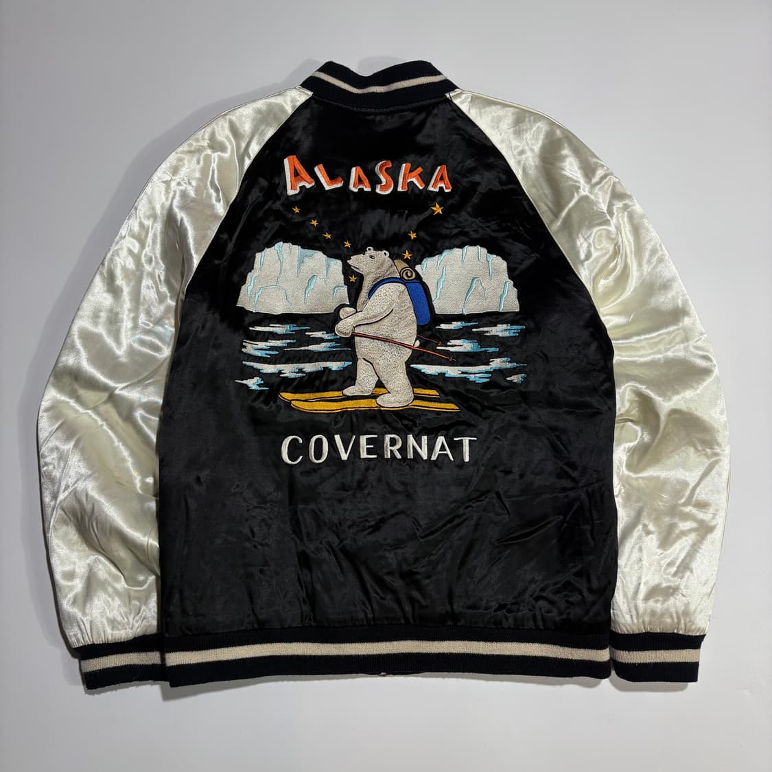 커버낫 자수 블랙 스카잔 자켓 상품이미지4