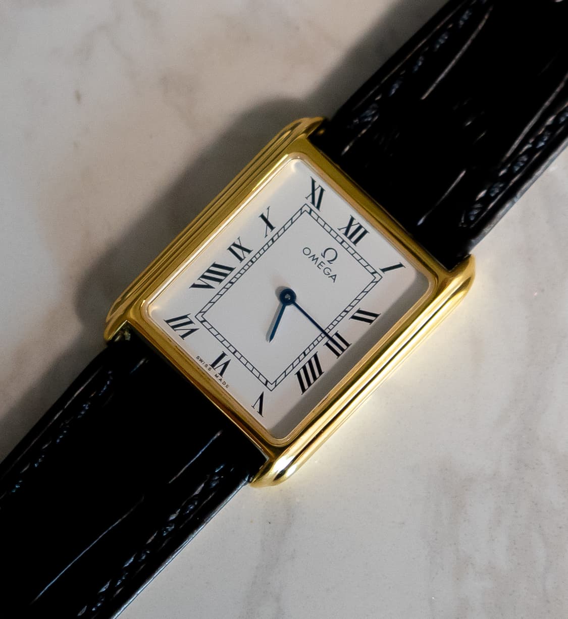 오메가 탱크 쿼츠 빈티지 시계 상품이미지2