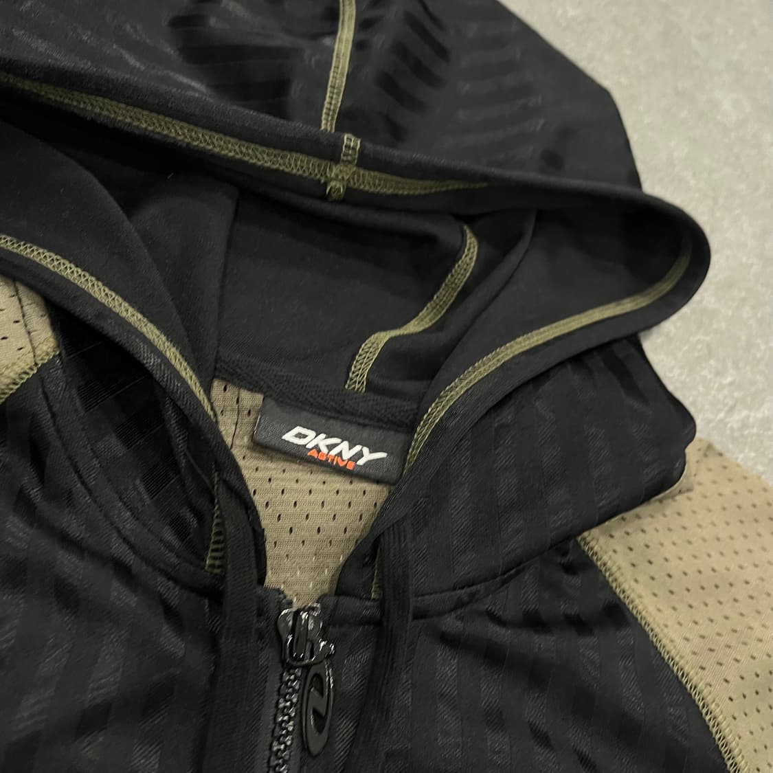 dkny y2k 딱붙 매쉬 후드 져기 추천 상품이미지3