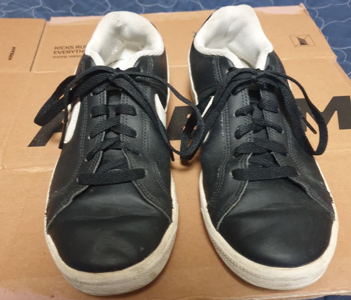 나이키 코트 로얄 레더 스니커즈 검횐 (255) 상품이미지3