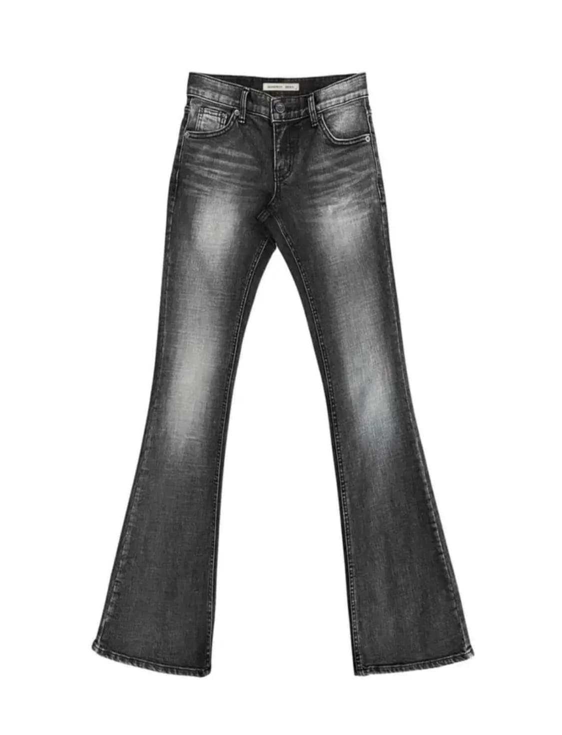 보헤미안서울 보헴서 그레이 데님 부츠컷 진 상품이미지1