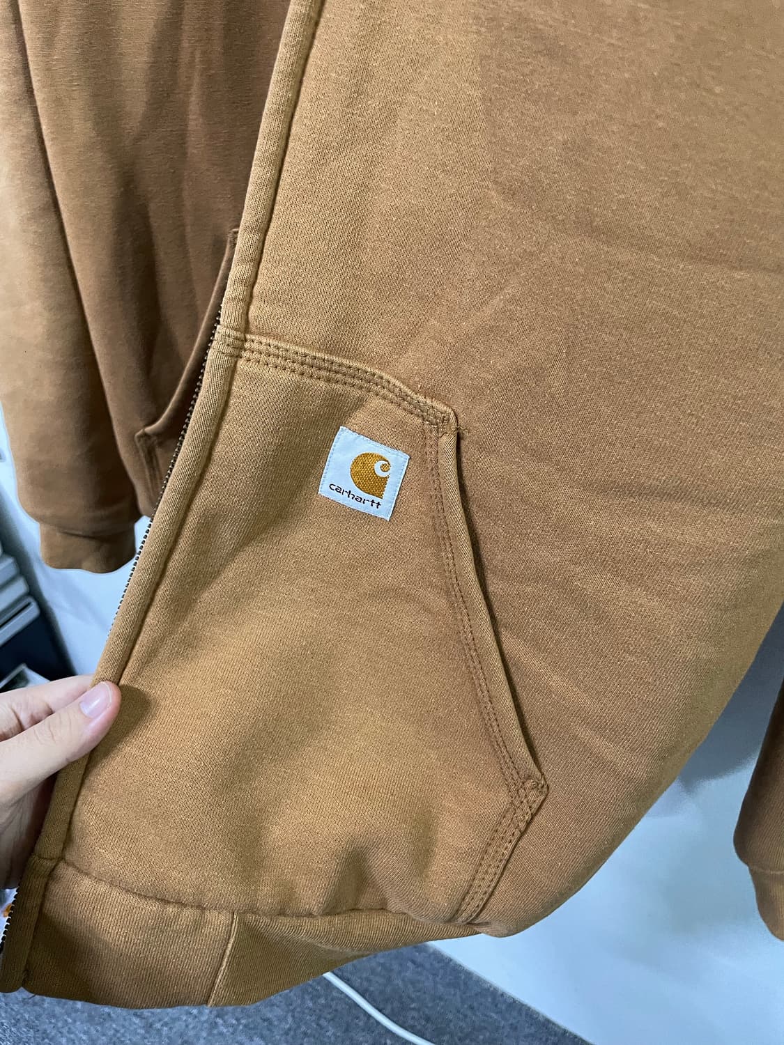 칼하트 써멀후드집업 레인 디펜더 자켓 100-105 멕시코 생산모델 상품이미지4