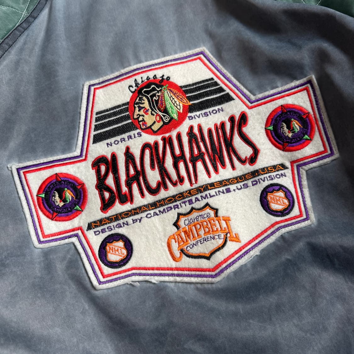 스타터 OG 시카고 블랙호크스 스타디움 자켓 상품이미지5