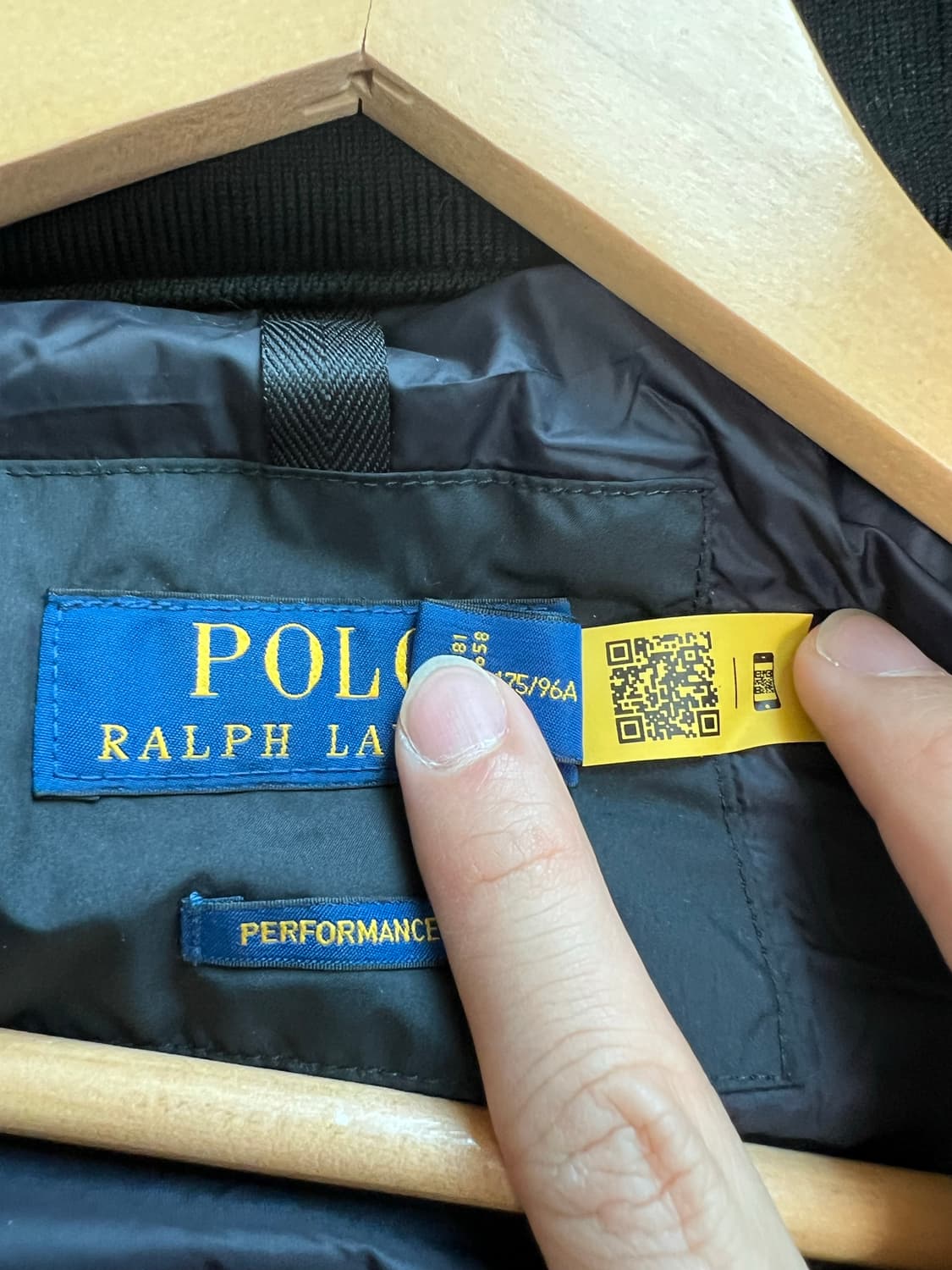 폴로 랄프로렌 남성 패커블 필드 자켓 블랙 색상 M 사이즈(새상품) 상품이미지4