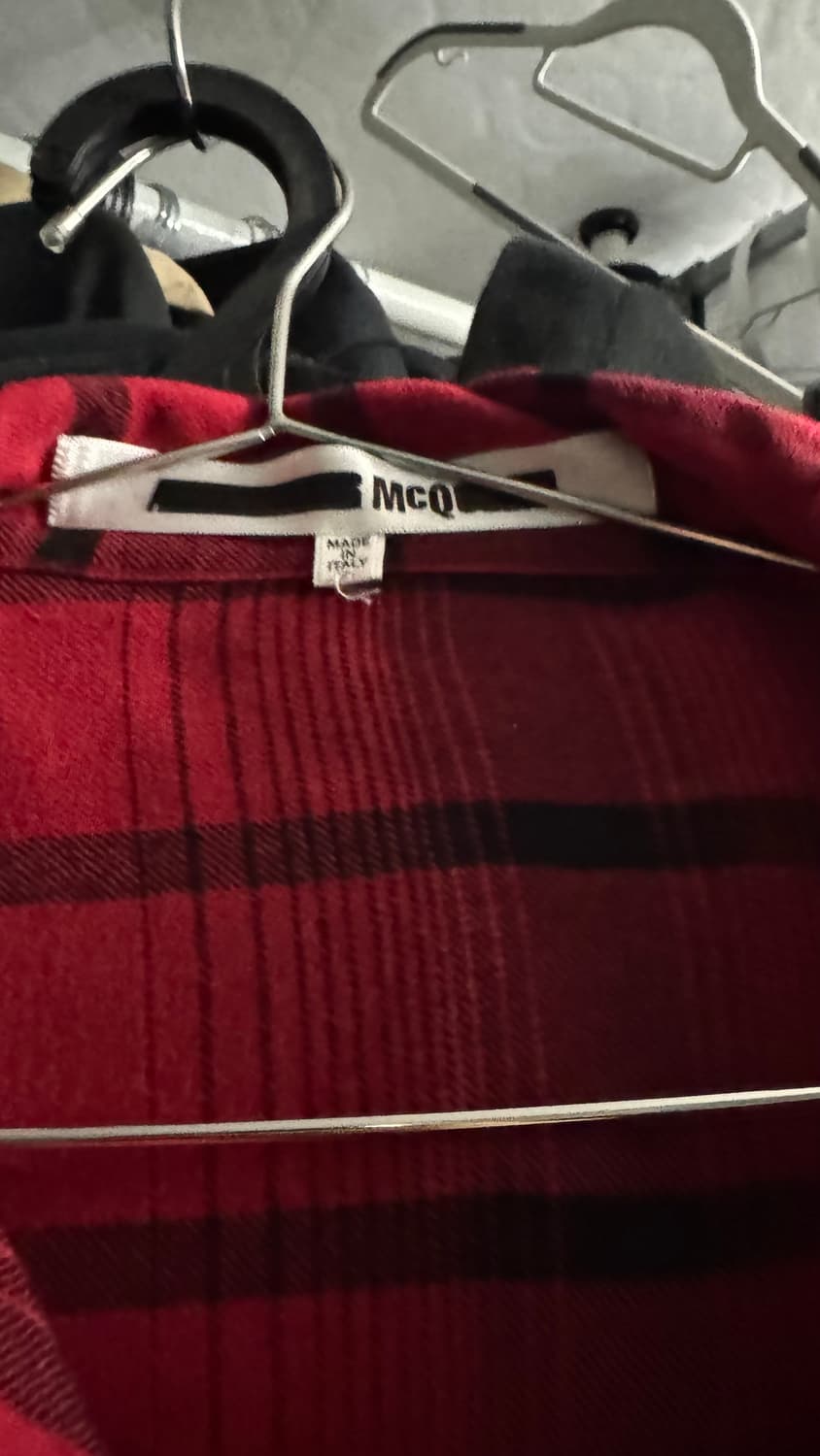 비매 유일매물 ) 알렉산더맥퀸 체크반셔츠 상품이미지2