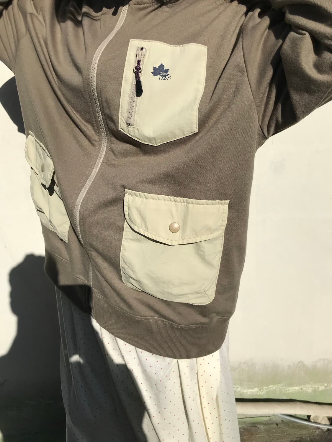 Logos Park 포켓 후드 집업 상품이미지7