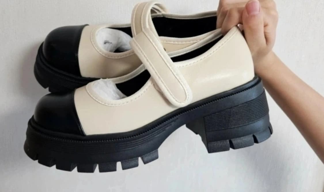 메리제인 플랫폼 로퍼/구두/새상품 상품이미지6