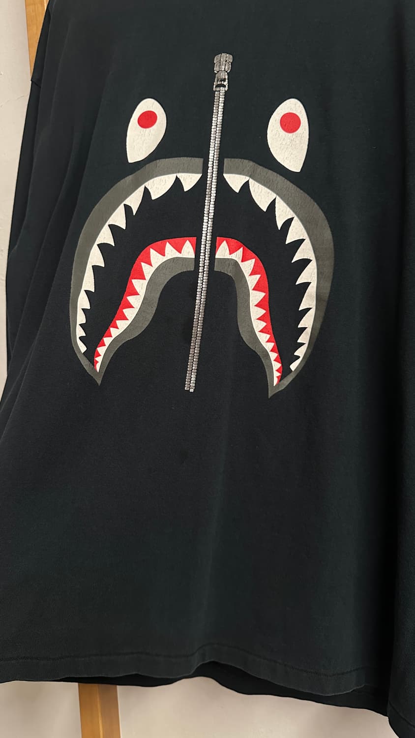 2XL 베이프 샤크 롱슬리브 상품이미지5