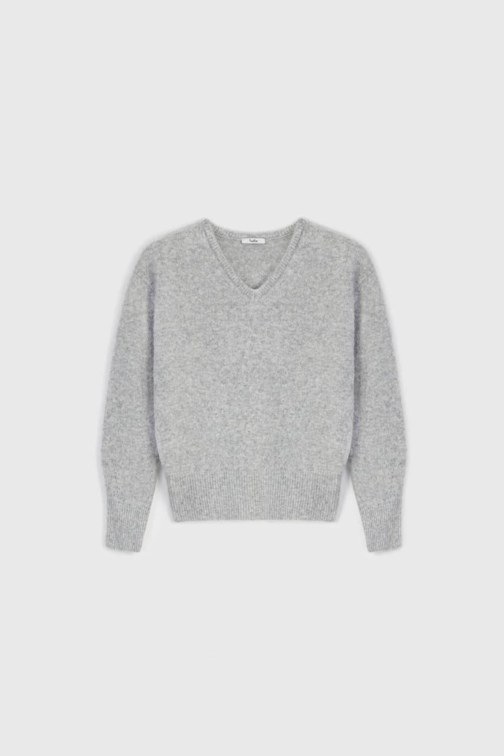 타일레 브이넥 니트 그레이 2사이즈 상품이미지1