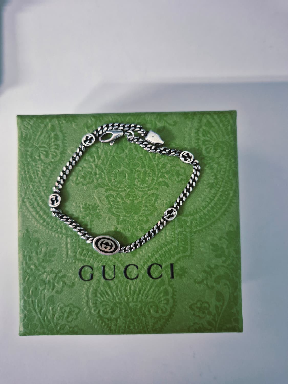 구찌 인터로킹 체인 팔찌  상품이미지2