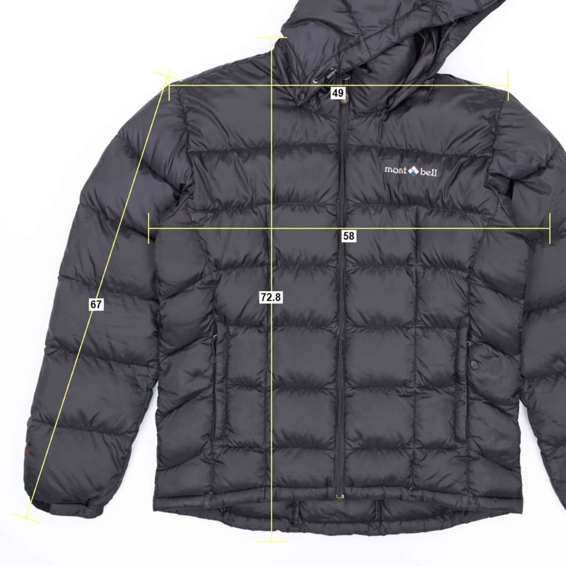 [100] 몽벨 슈페리어핏 구형 800 구스다운 패딩 자켓 3872 상품이미지10