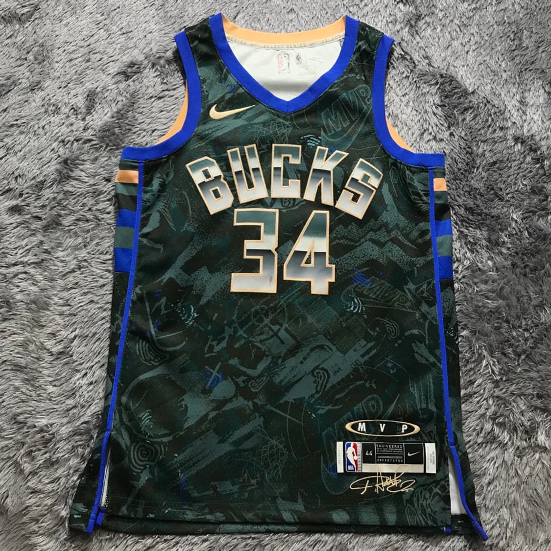 [[M(100),A급] 나이키 NBA 밀워키 야니스안데토쿤보 져지@715 상품이미지1