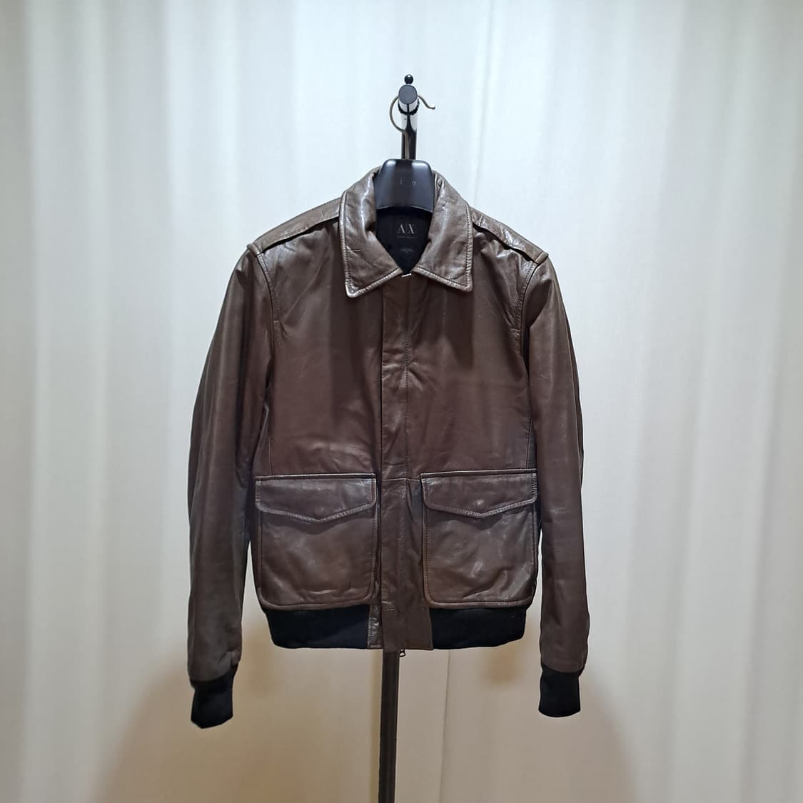 (택포) 아르마니익스체인지 염소가죽 A2 자켓 M2 B104 상품이미지4