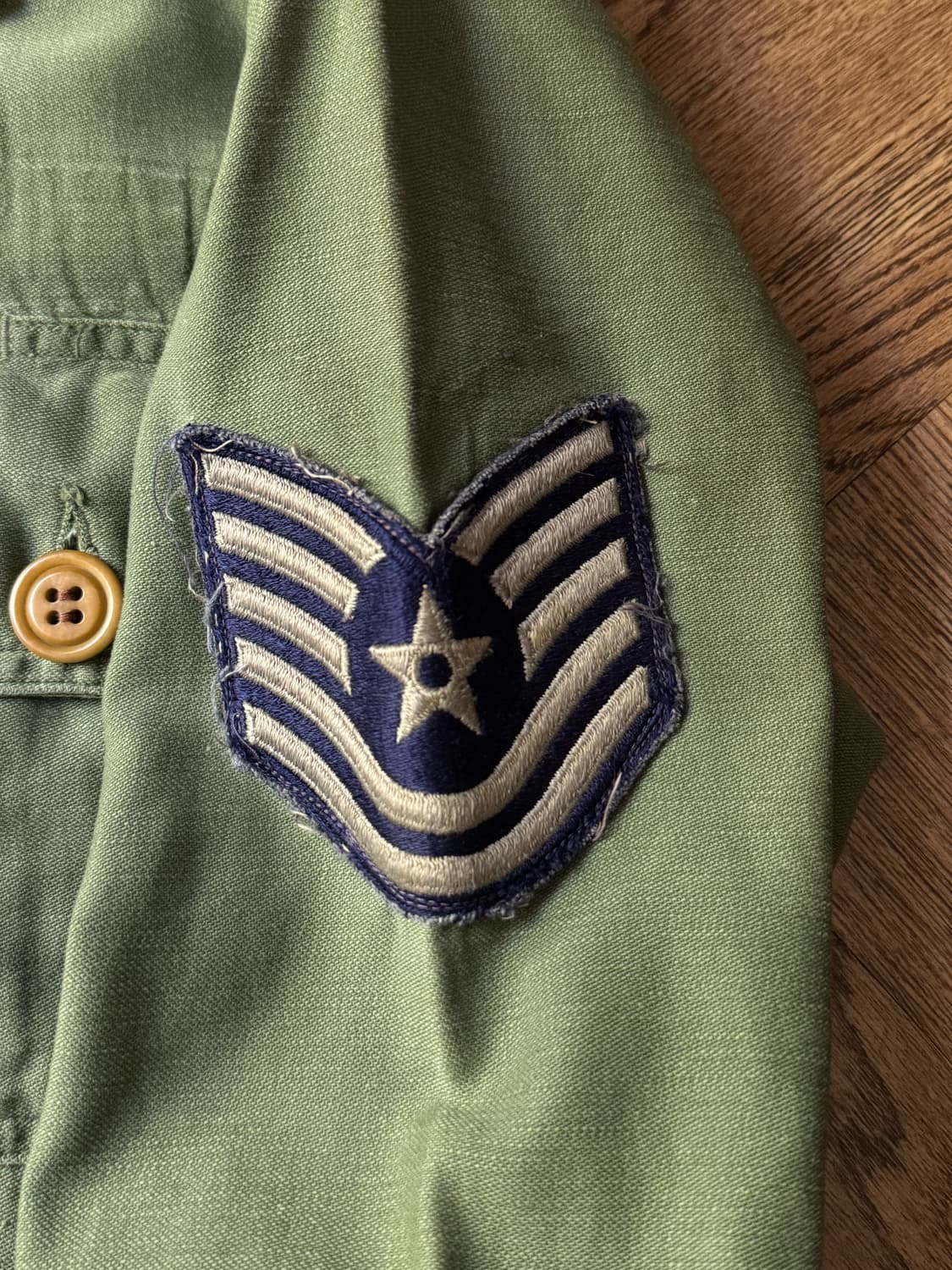 [S]60's 오리지널 U.S ARMY OG-107 밀리터리 셔츠 상품이미지4