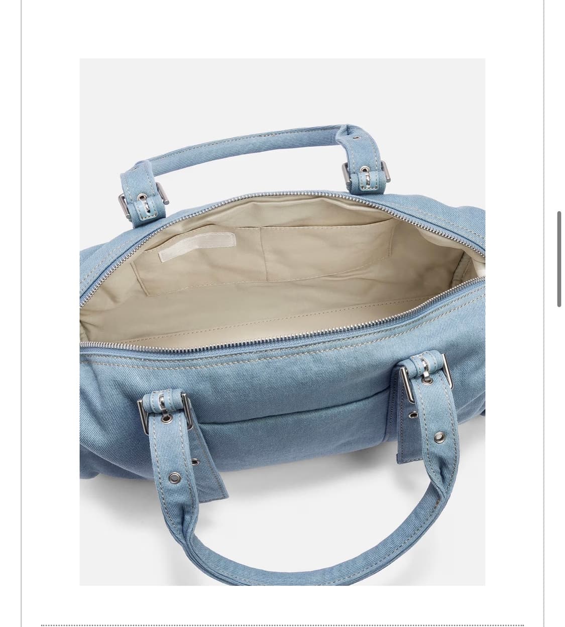 스탠드오일 컴피더플백  데님 상품이미지5