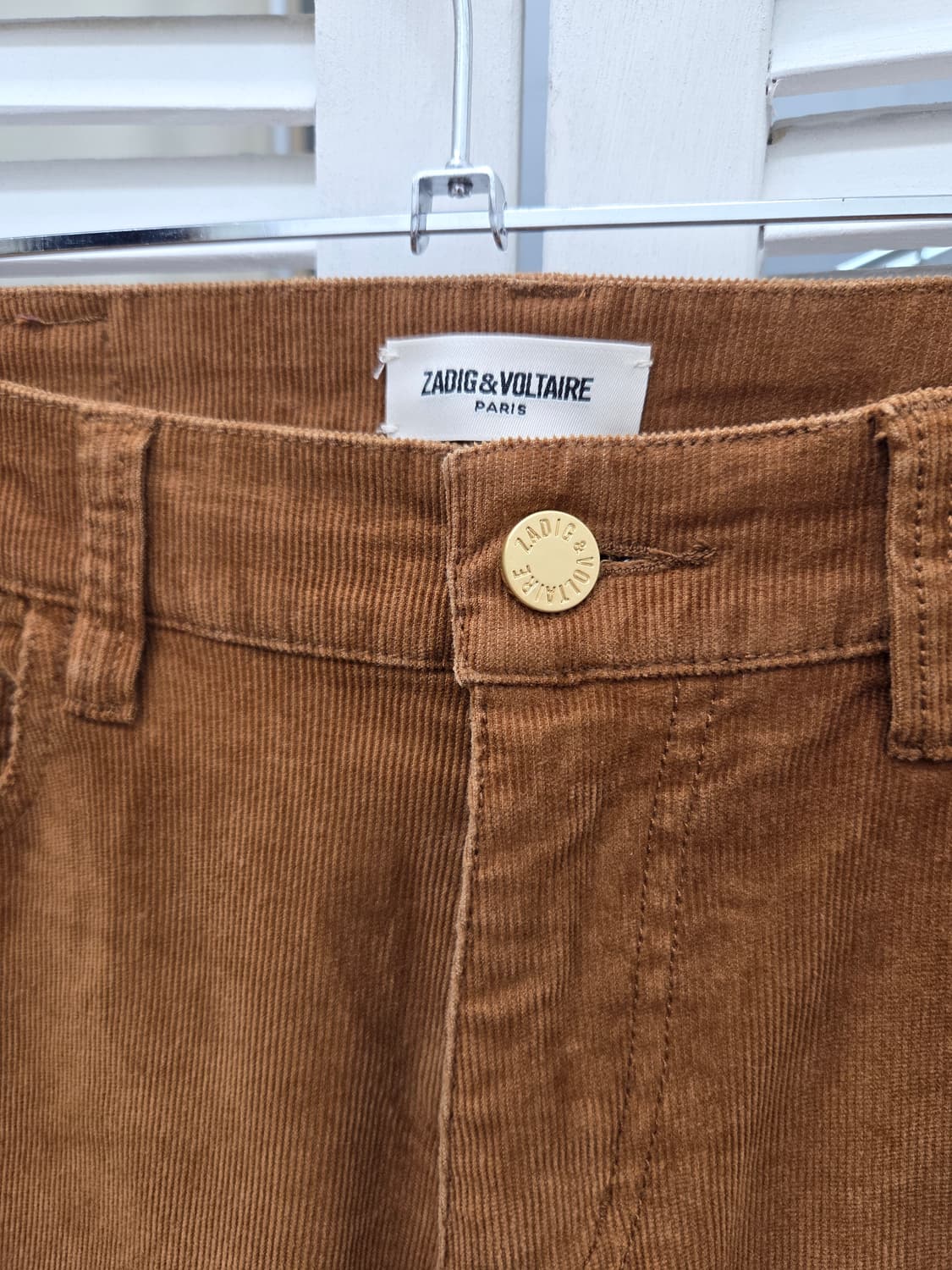 자딕앤볼테르 코듀로이 브라운 팬츠 상품이미지2