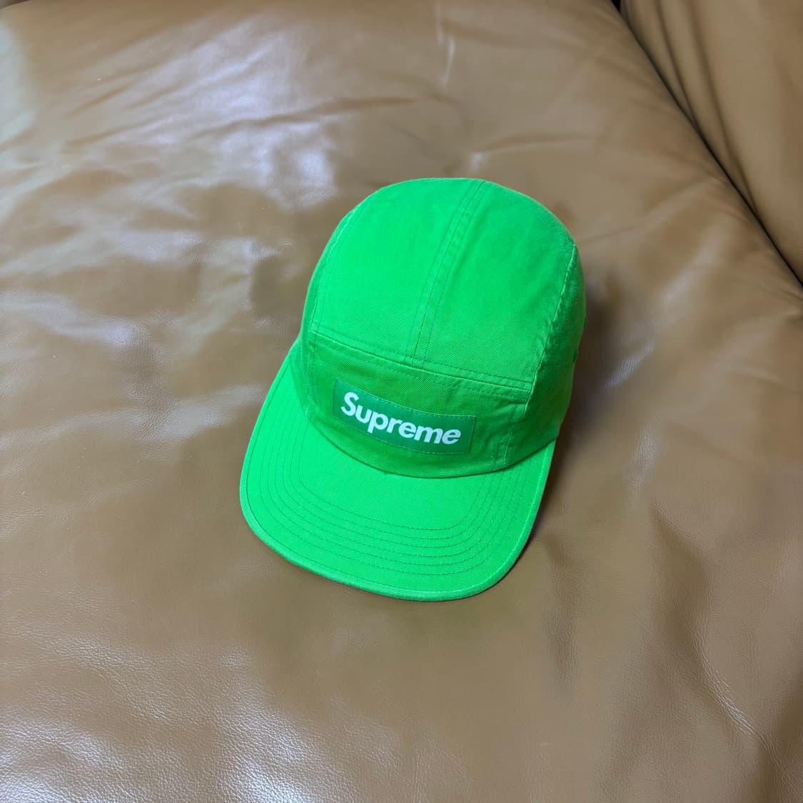 Supreme 슈프림 워시드 그린 캠프캡 모자 (Washed Green) 상품이미지1