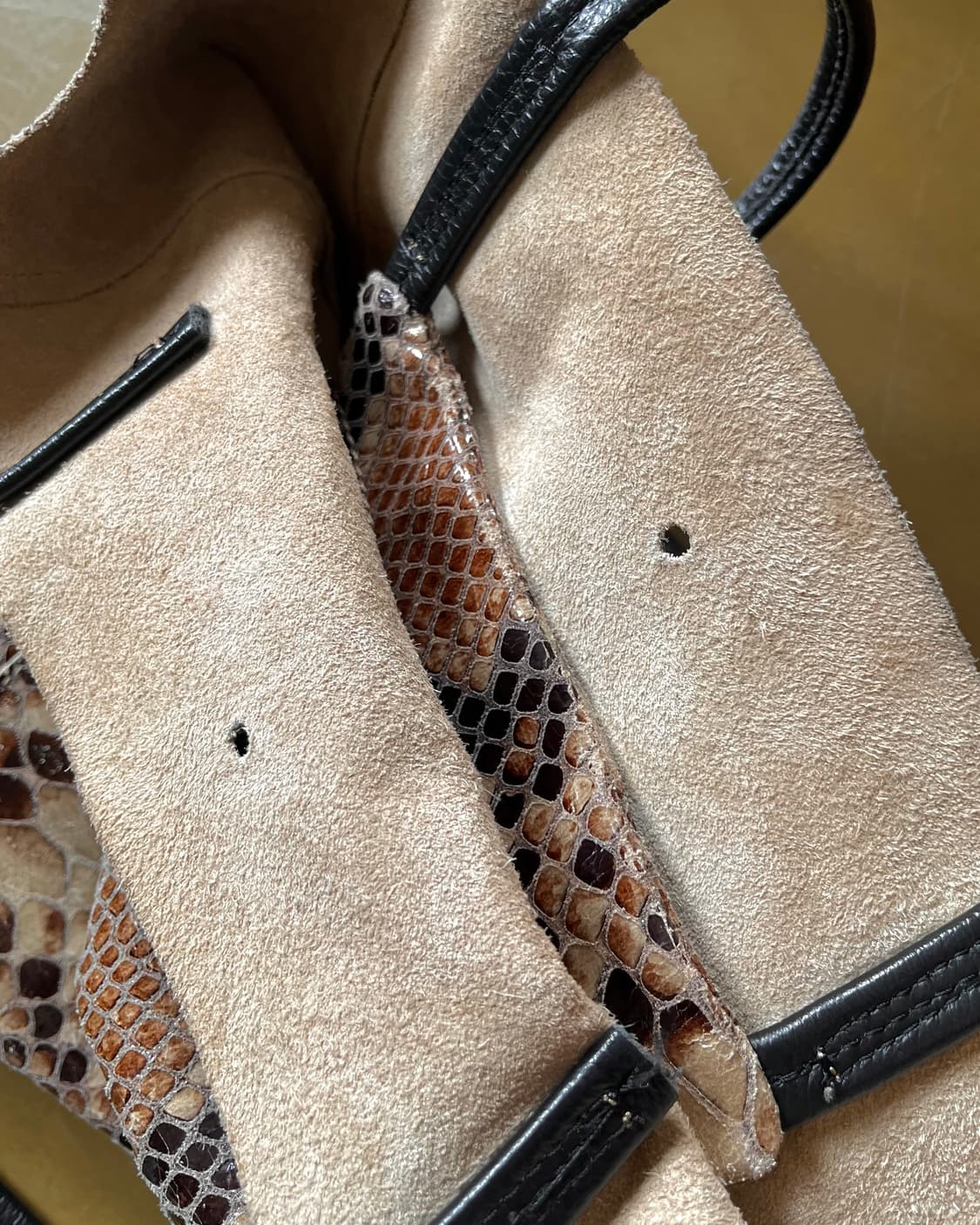 AULENTTI FIRENZE Italian Python Bag  상품이미지7