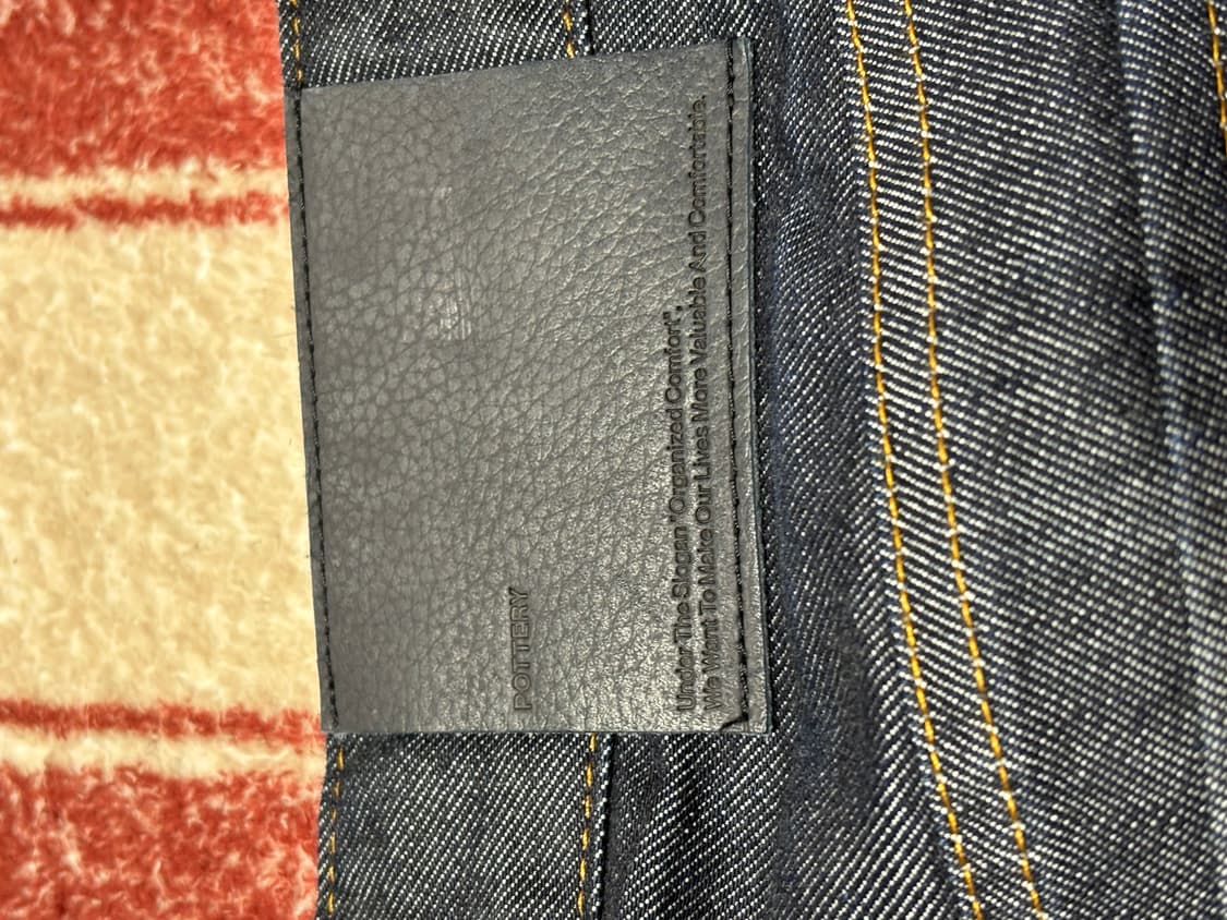 (3) 포터리 실크 루즈드 인디고 데님 상품이미지3