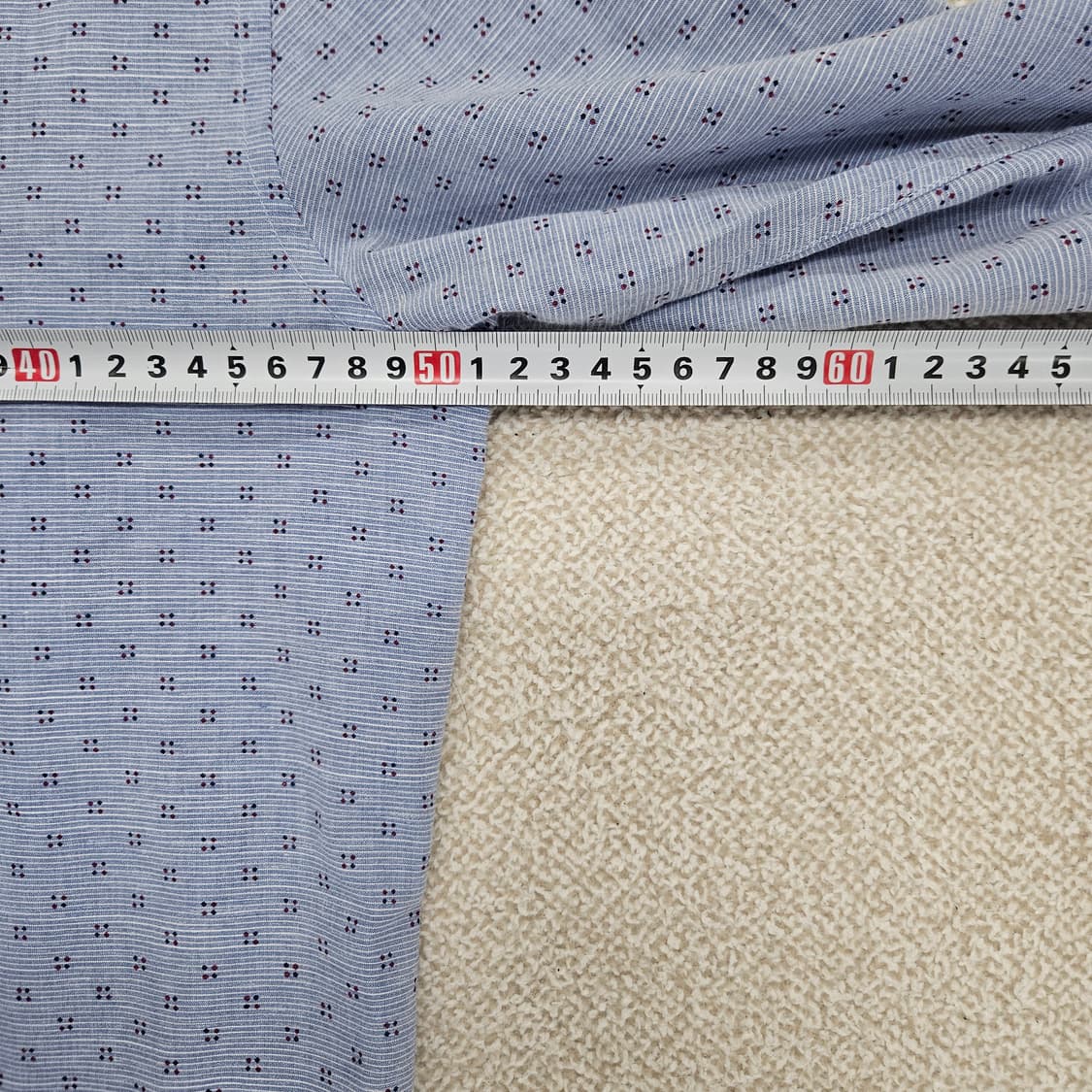 [100] 팬텀 블루 면 카라 긴팔 남방 셔츠 1209J1 상품이미지8