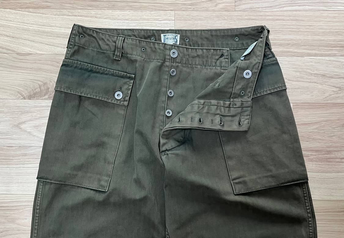 더 긱스 P-44 HBT trouser (Faded Olive) M사이즈 상품이미지4