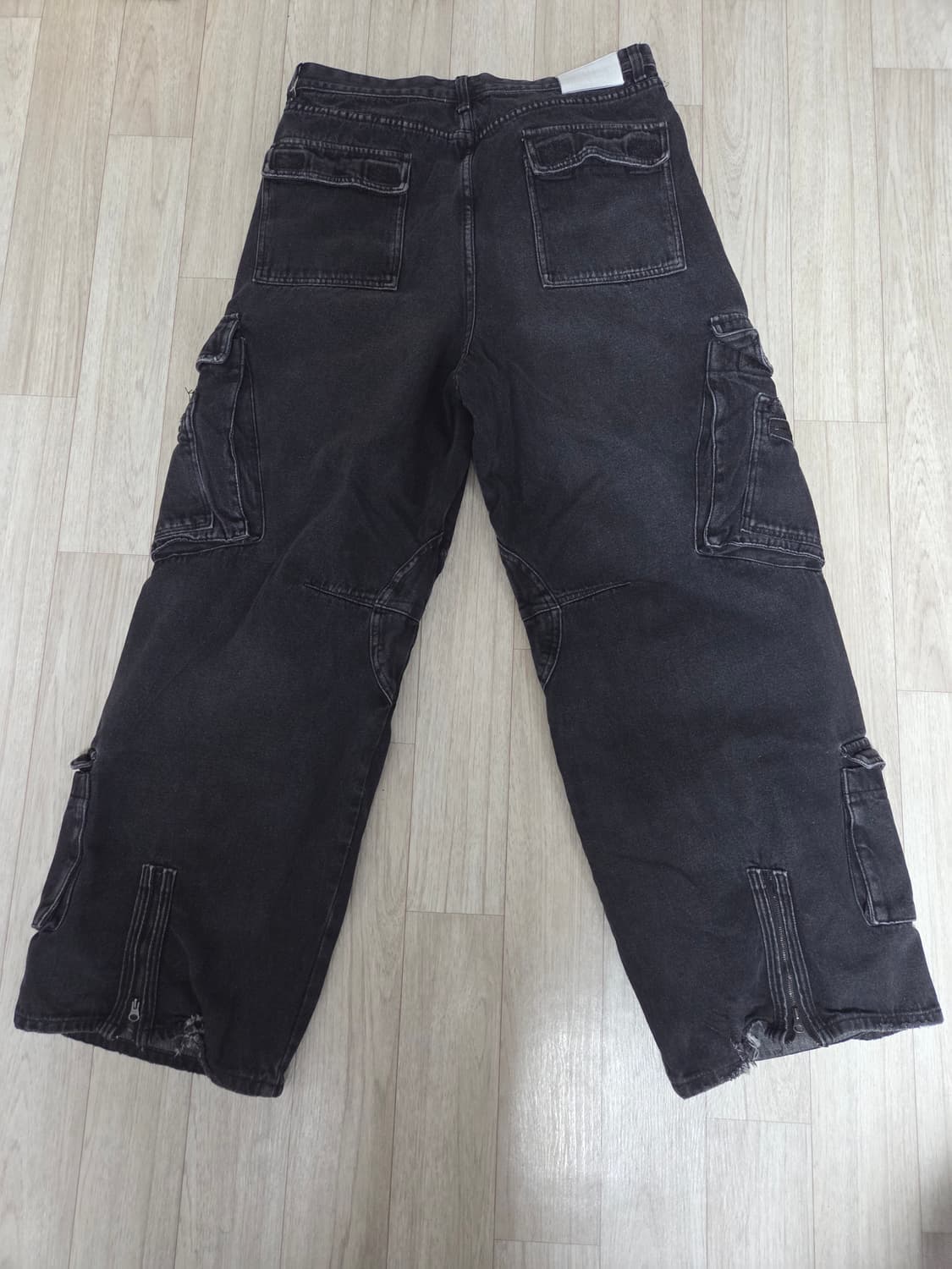 DNSR 슬레시 카고 데님 팬츠 상품이미지3