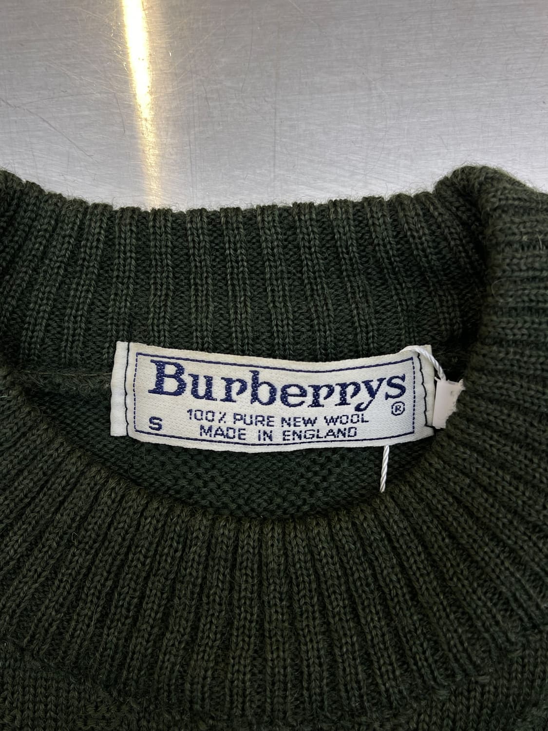 버버리 90s 아가일 코만도 스웨터 상품이미지6